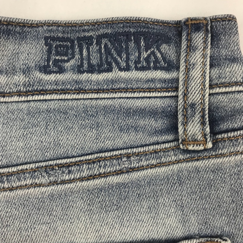 ❤️ Victoria’s Secret Pink Jean Shorts  VS PINK 6 - Picture 6 of 7